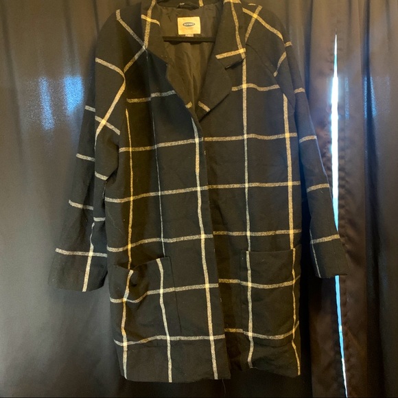 Old Navy Jackets & Blazers - Old Navy wool plaid coat XXL